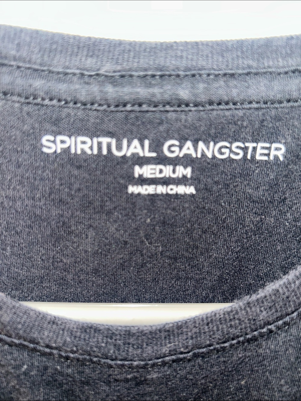 Spiritual Gangster Black Tank with Pink & Gold 'Create Your Own Magic' Graphic - Picture 2 of 4